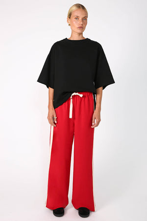 cinder pant / rouge red