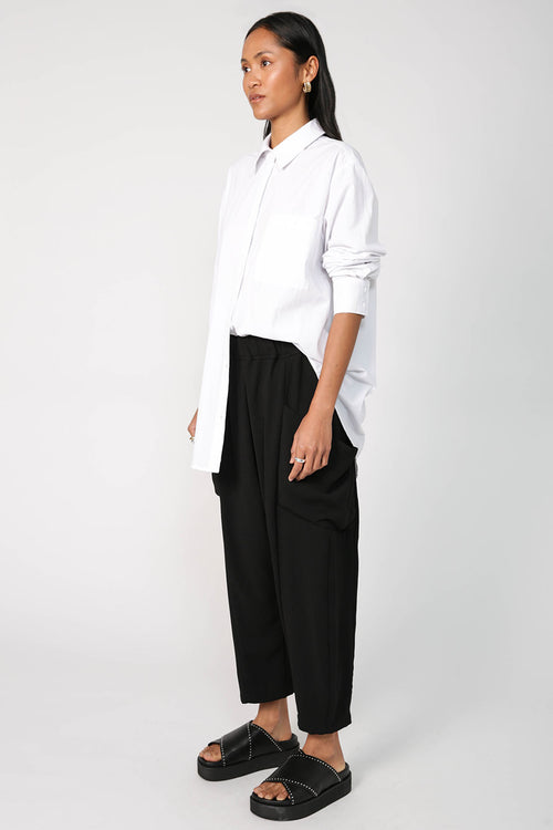 Black and shop white grid pants