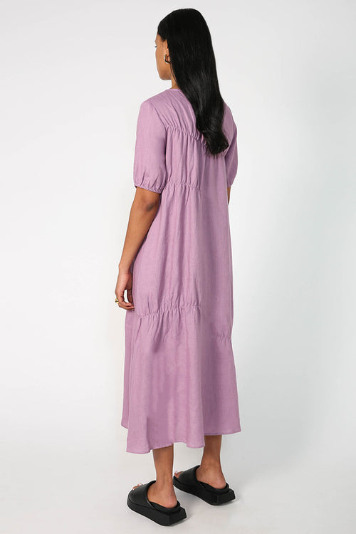 notion dress / purple orchid