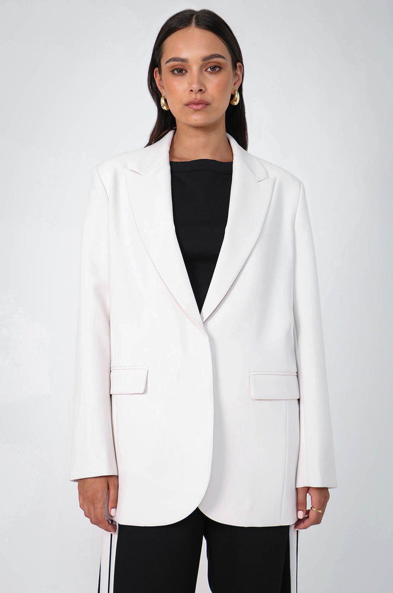 solvent blazer / oyster neutral | m o o c h i