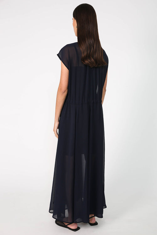 ablaze dress / blue noir