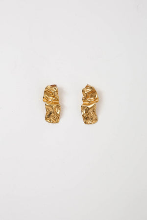 ripple earring / gold