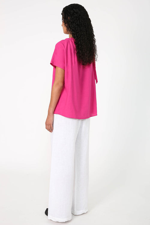 avid tee / fuchsia pink