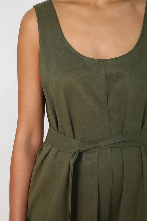 further jumpsuit / khaki green