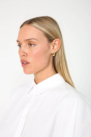 beam earring / gold