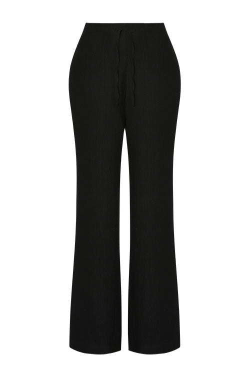 frame pant / black plisse