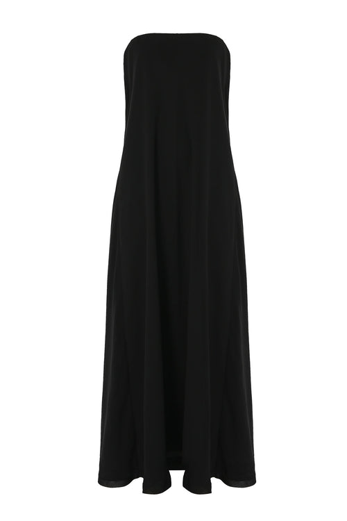 column dress / black