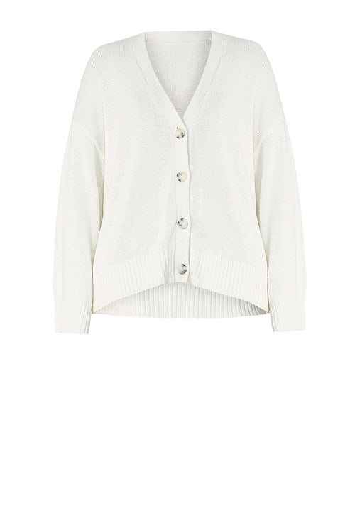 spoken cardi / ivory white