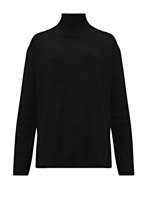 collected sweater / black