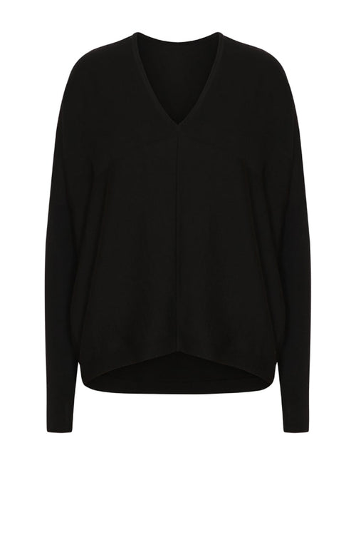 step sweater / black