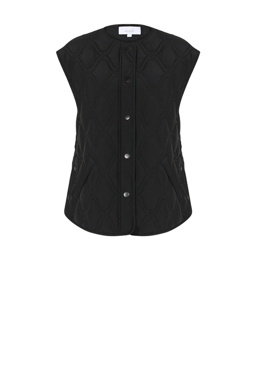 treading vest / black