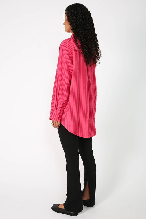 adapt shirt / pink stripe