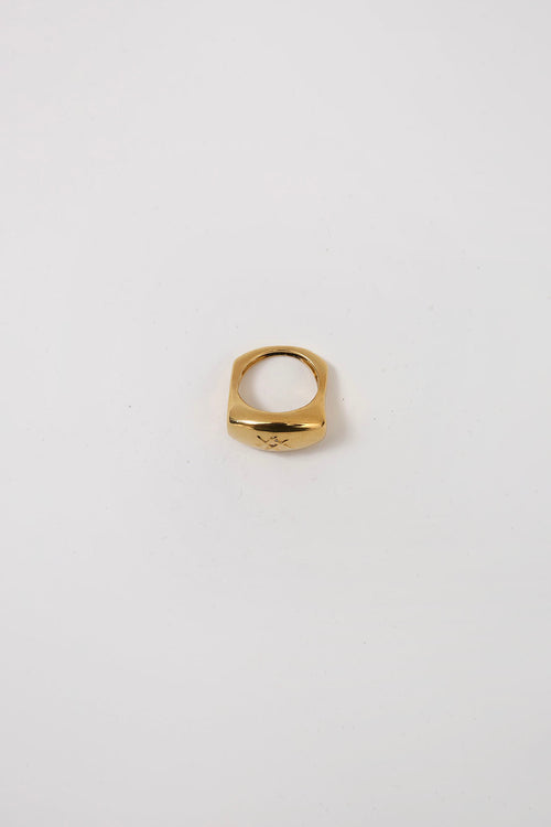 bold xx ring / gold