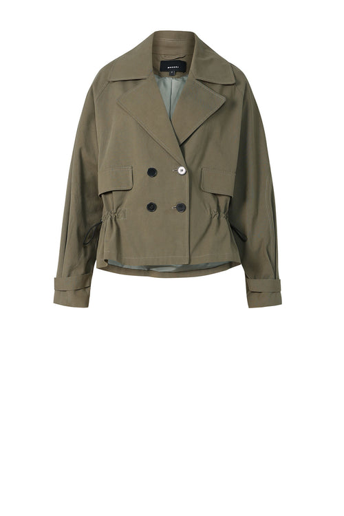 cinched jacket / sage green