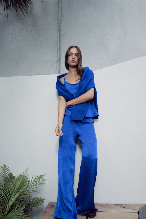 frame pant / electric blue