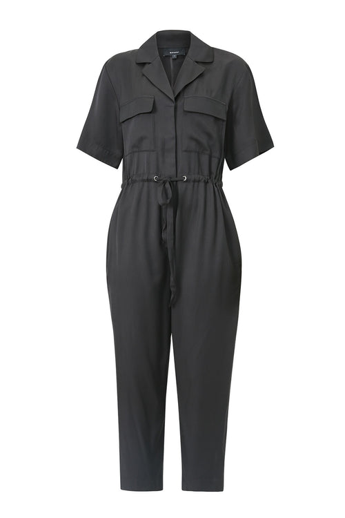 eider jumpsuit / black