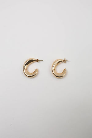 encircle earrings / gold