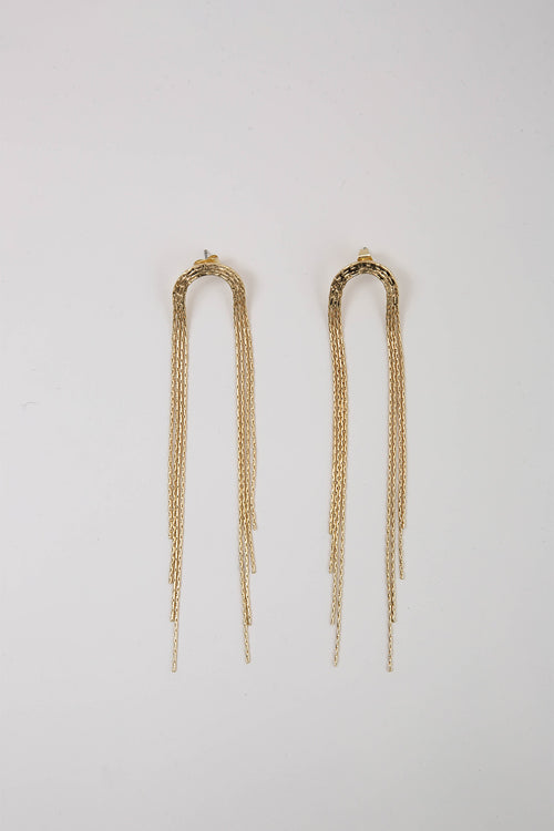 fall earring / gold