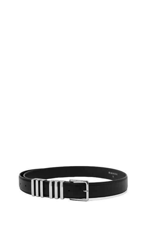 fixed belt / black|silver