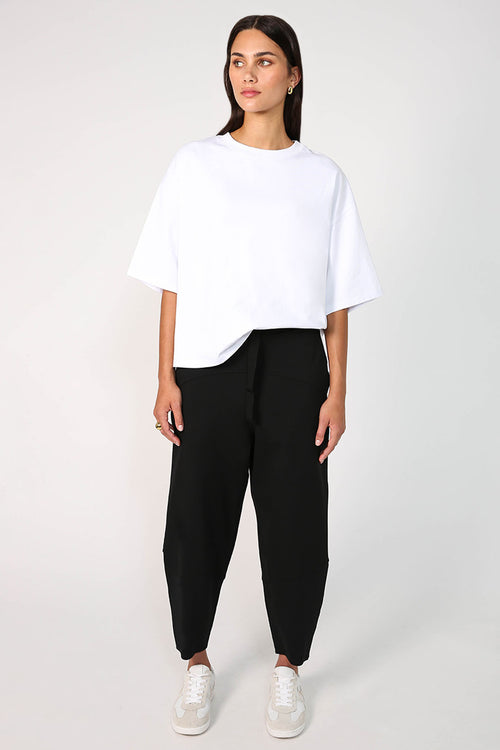 furthering ponti track pant / black ponti