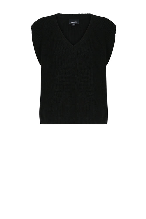 lineate vest / black