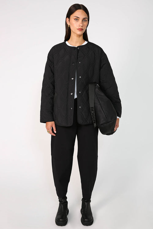 treading jacket / black