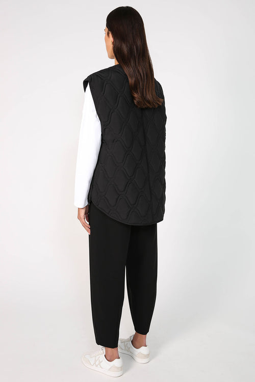 treading vest / black