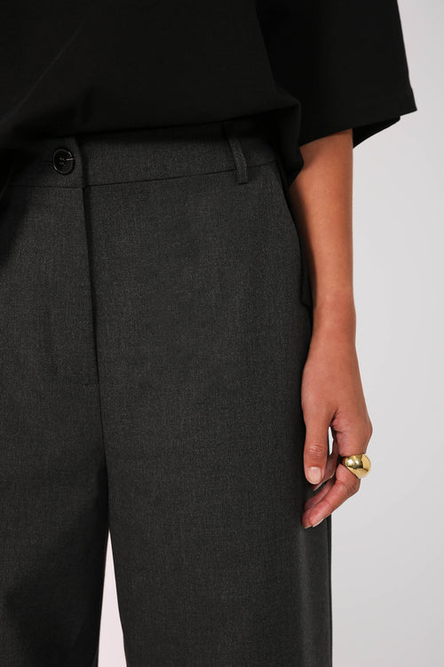 ahead tailored pant / charcoal marle