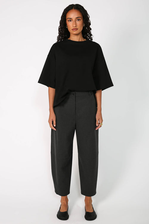 ahead tailored pant / charcoal marle