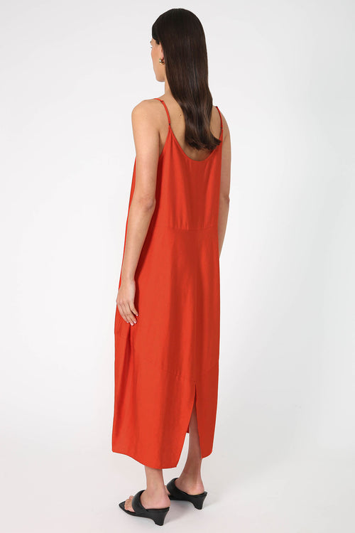 ember dress / sumac orange