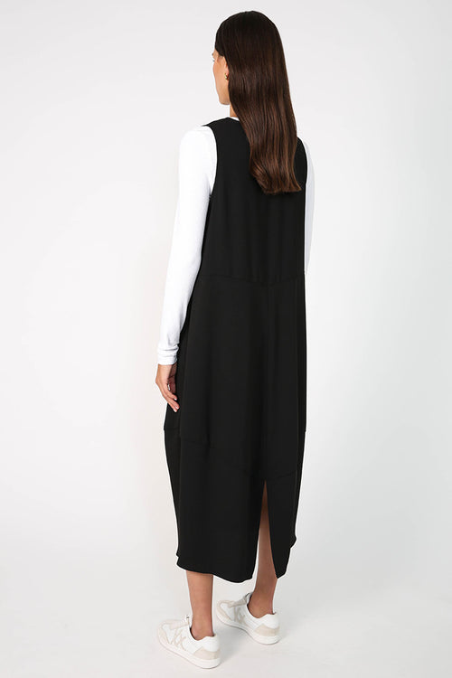 embered dress / black