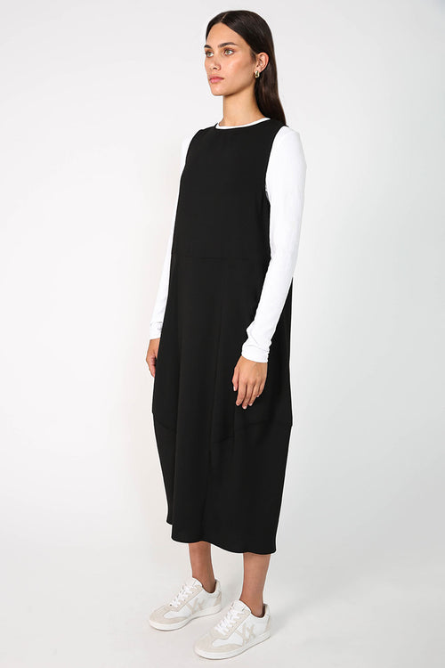 embered dress / black