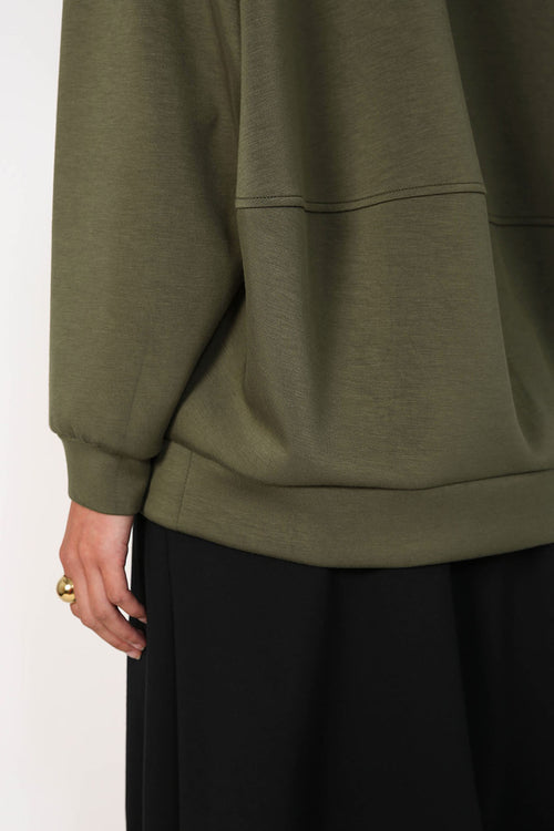 line sweat / khaki