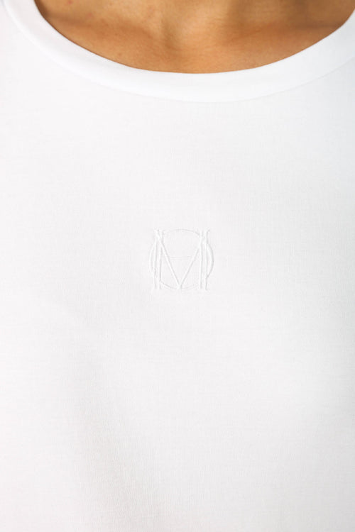 logo tee / white