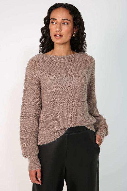 orbis sweater / nougat taupe