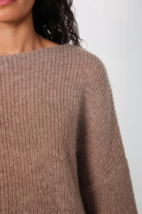 orbis sweater / nougat taupe