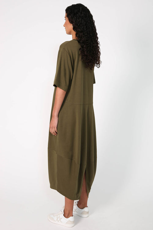 spin dress / khaki