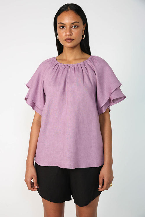 vale tee / purple orchid