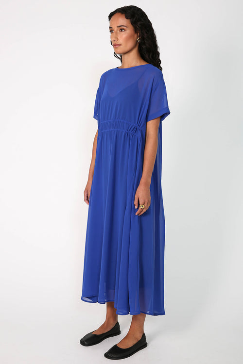 wisp midi dress / capri blue