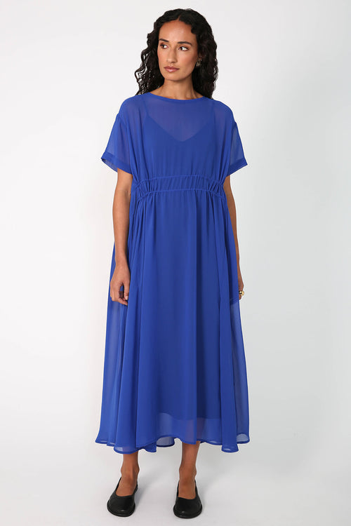 wisp midi dress / capri blue