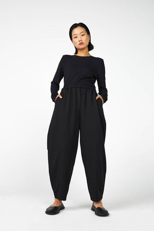 tipping pant / black