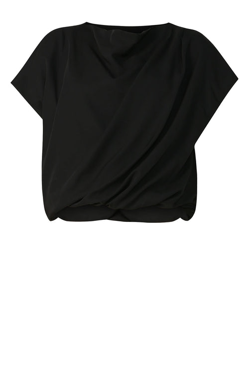 twisted tee / black